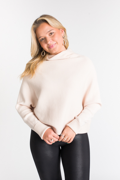 Dolman Mock Sweater, Shell