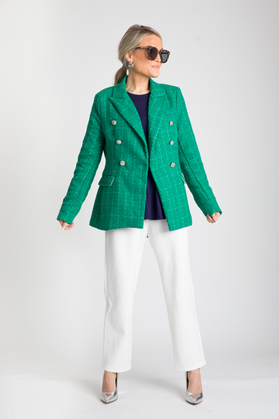 Fab Tweed Blazer, Green