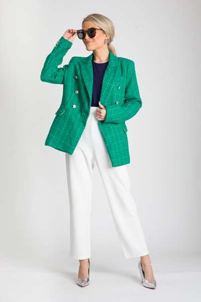 Fab Tweed Blazer, Green