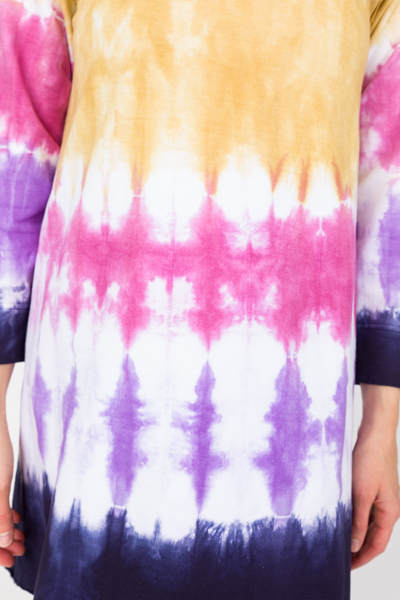 Tie Dye Knit Shift Dress