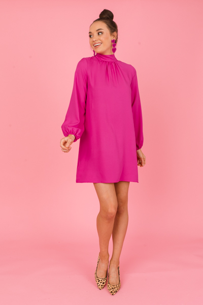 Keely Shift Dress, Magenta