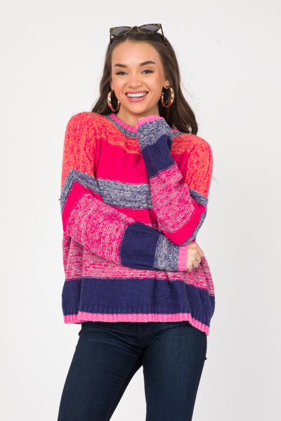 Sally Colorblock Sweater