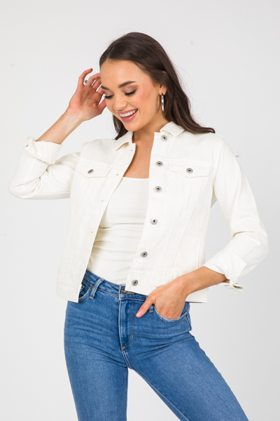 Danielle Denim Jacket, White