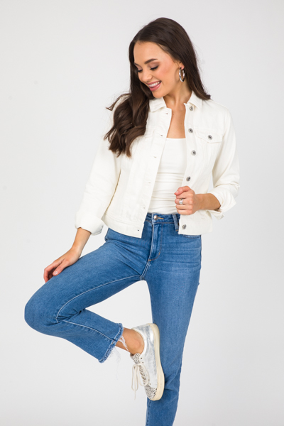 Danielle Denim Jacket, White