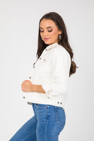 Danielle Denim Jacket, White