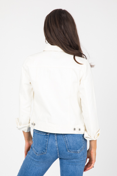 Danielle Denim Jacket, White