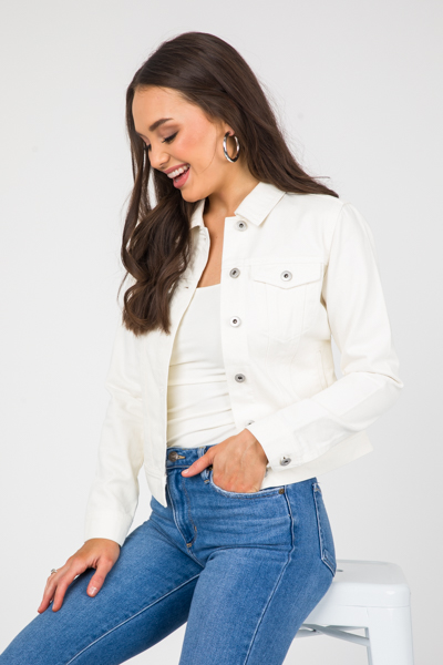 Danielle Denim Jacket, White