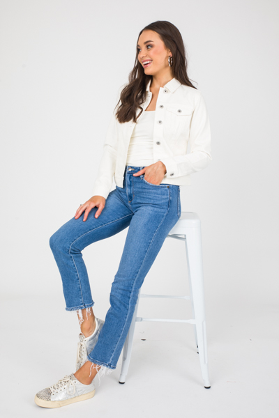 Danielle Denim Jacket, White