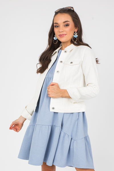 Danielle Denim Jacket, White