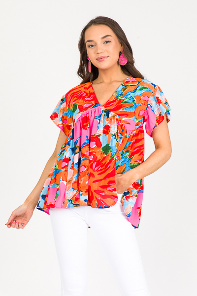 Live Out Loud Top, Pink