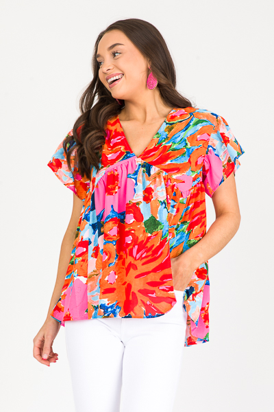 Live Out Loud Top, Pink