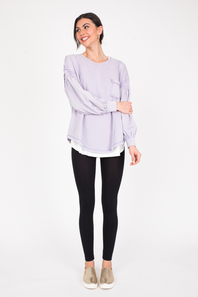 Cool Girl Pullover, Lilac