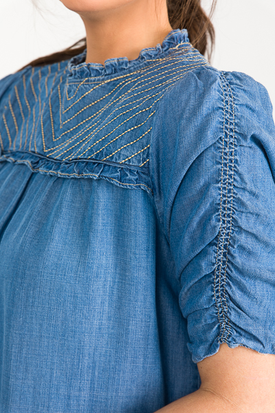 Sweetie Chambray Top