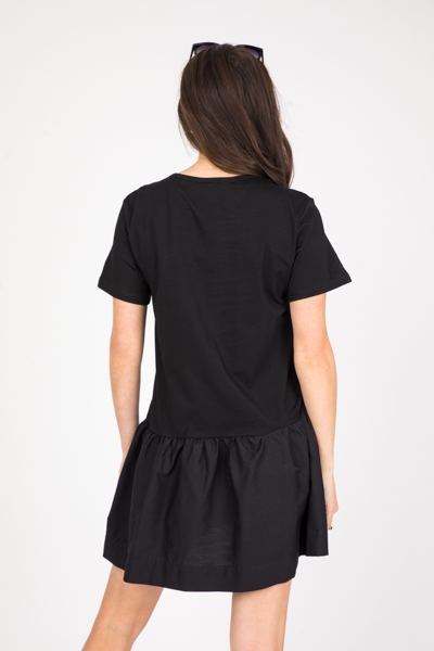 Chic T-Shirt Dress, Black