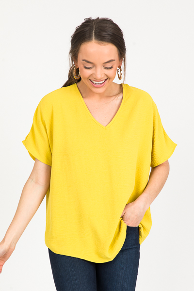 Bobi Blouse, Gold Kiwi