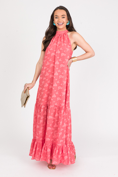 Flow Halter Maxi, Coral