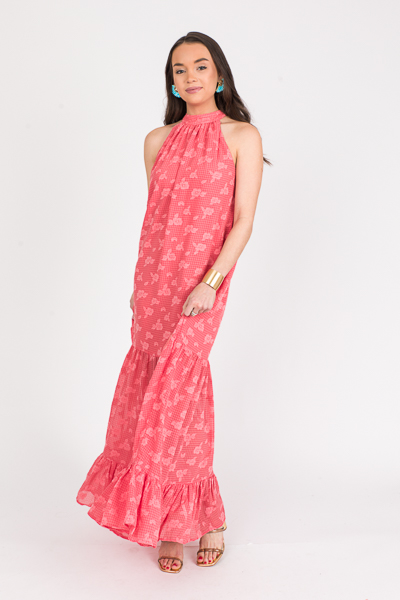 Flow Halter Maxi, Coral