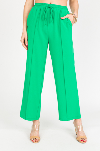 Center Seam Pants, Green