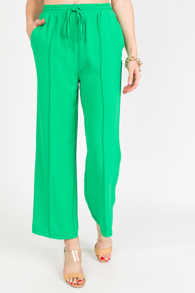 Center Seam Pants, Green