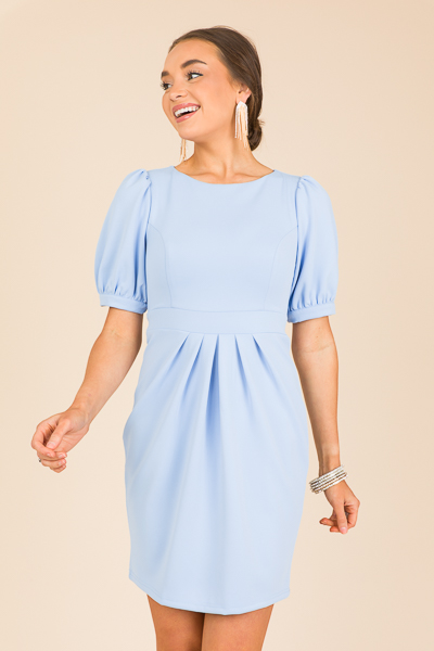 Class Act Dress, Baby Blue