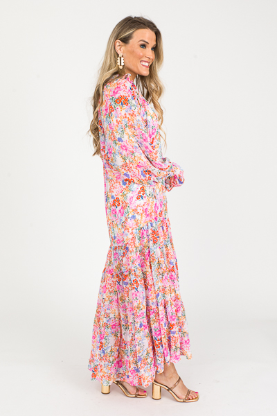 Greta Flower Patch Maxi - New Arrivals - The Blue Door Boutique