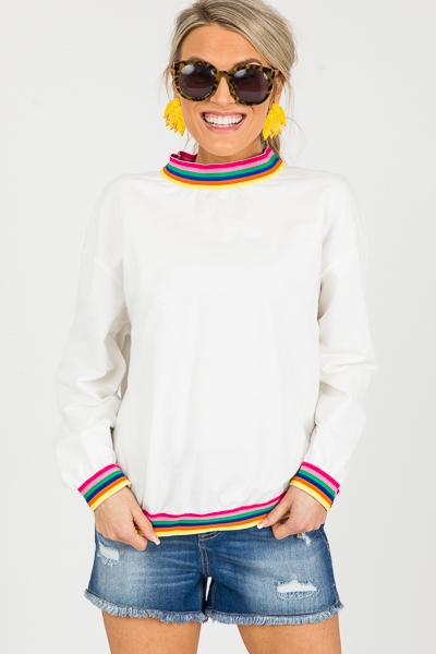 Delaney Rainbow Sweatshirt