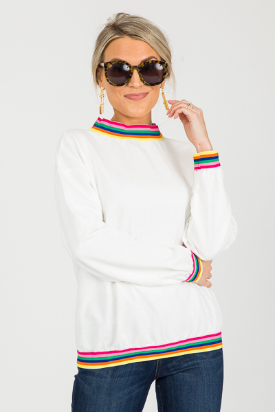 Delaney Rainbow Sweatshirt
