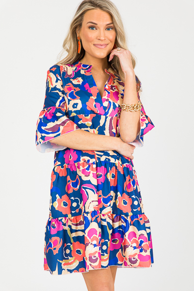 Nova Floral Tiered Dress