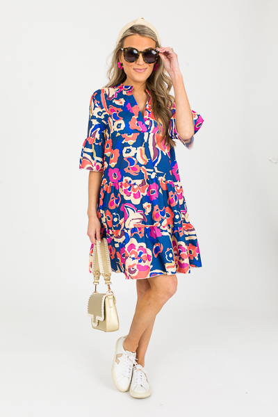 Nova Floral Tiered Dress