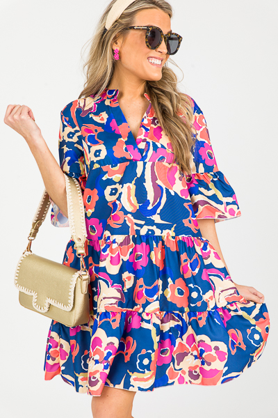 Nova Floral Tiered Dress