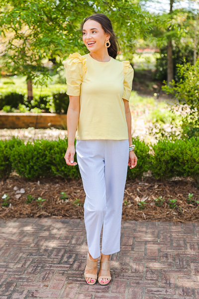 Brant Preppy Tee, Yellow
