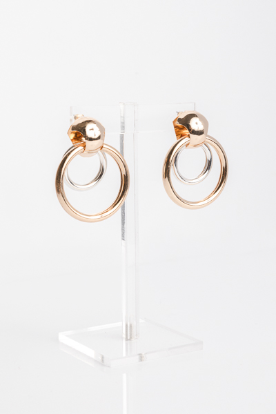 Tiffany Two Circle Earring