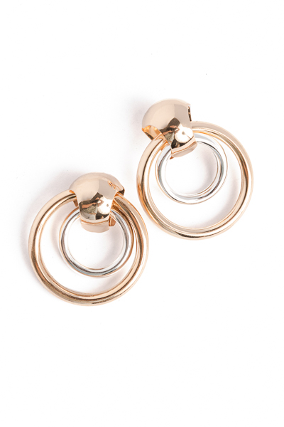 Tiffany Two Circle Earring