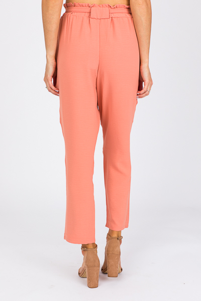 Classic Tie Pant, Peach