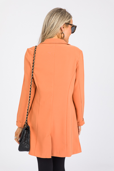 Terracotta Long Blazer