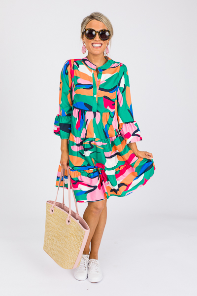 Corrina Multi Tiered Dress