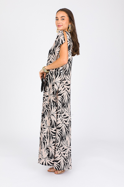 Bora Bora Palm Maxi, Black