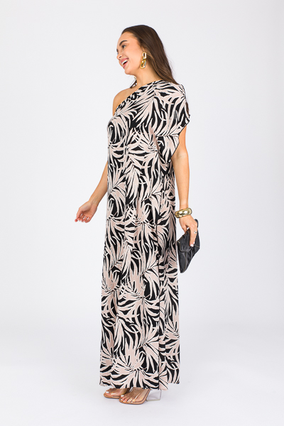 Bora Bora Palm Maxi, Black