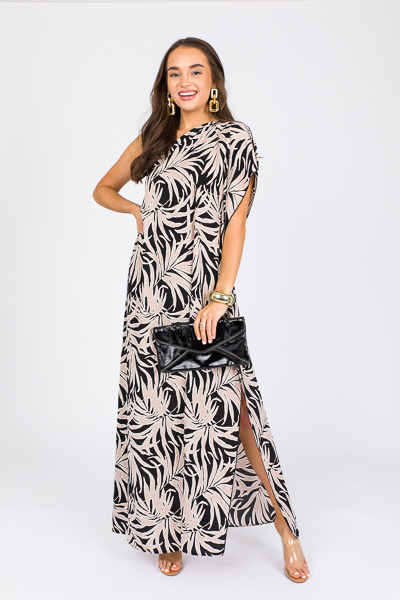 Bora Bora Palm Maxi, Black