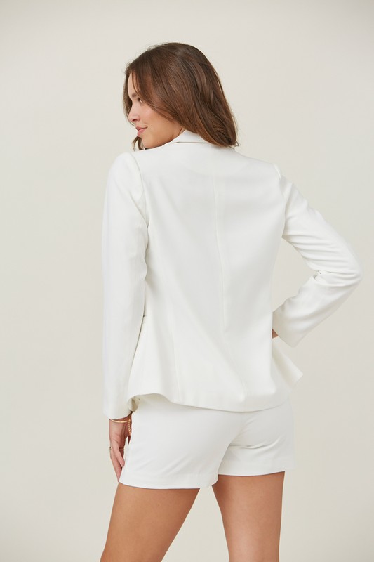 Girl Boss Blazer, White