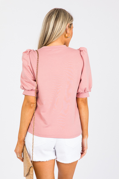 Simply Cute Top, Mauve