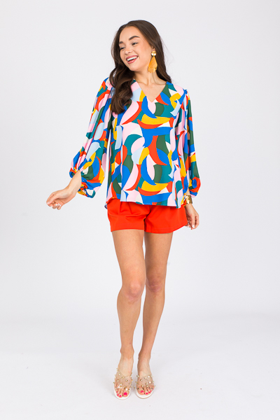 Necessary Bubble Blouse, Abstract