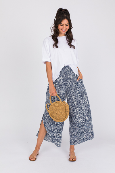 Slit on sale flowy pants