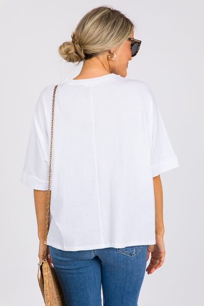 Easy Cotton Tee, White