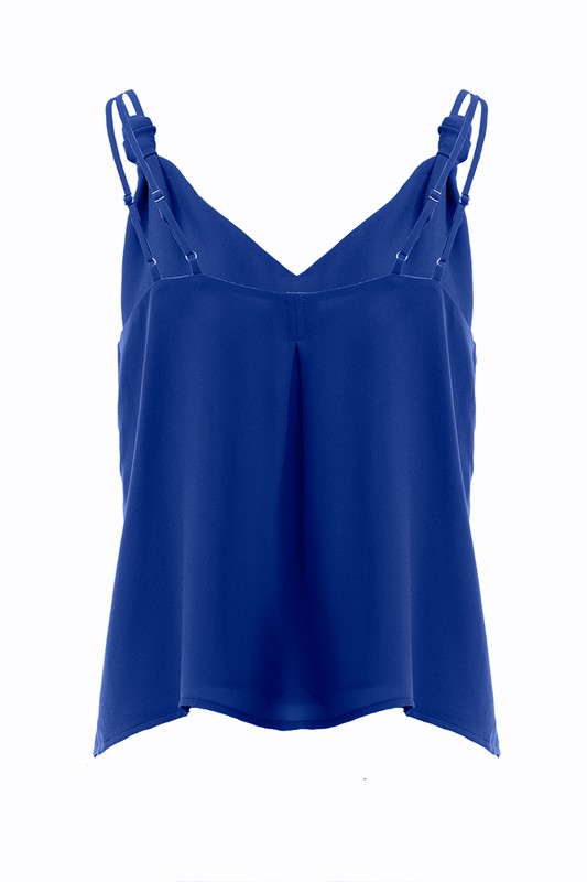 Knot Strap Cami, Capri Blue