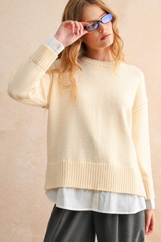 The Layered Look Sweater, Beige - e3abc5ae-d250-4972-8b1b-afd1190afdb0.jpg