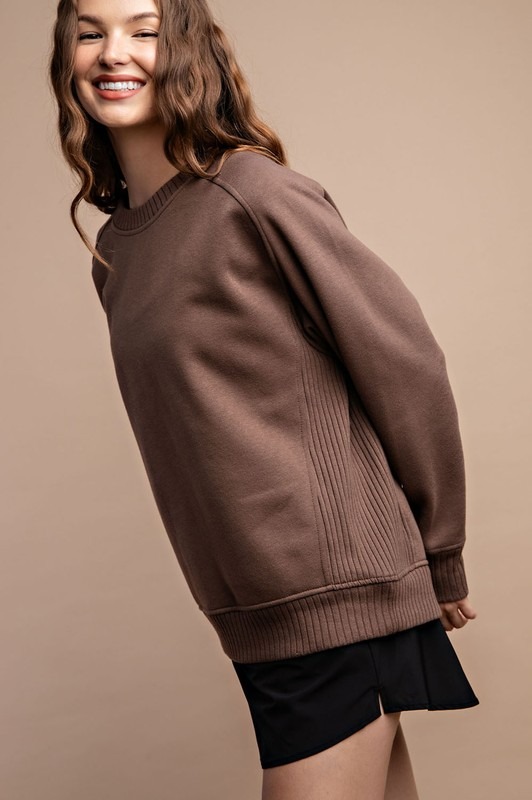 Rib Detail Pullover, Coffee - e9ef07f5-82e7-4c92-a07c-2b5bc0df4683.jpg