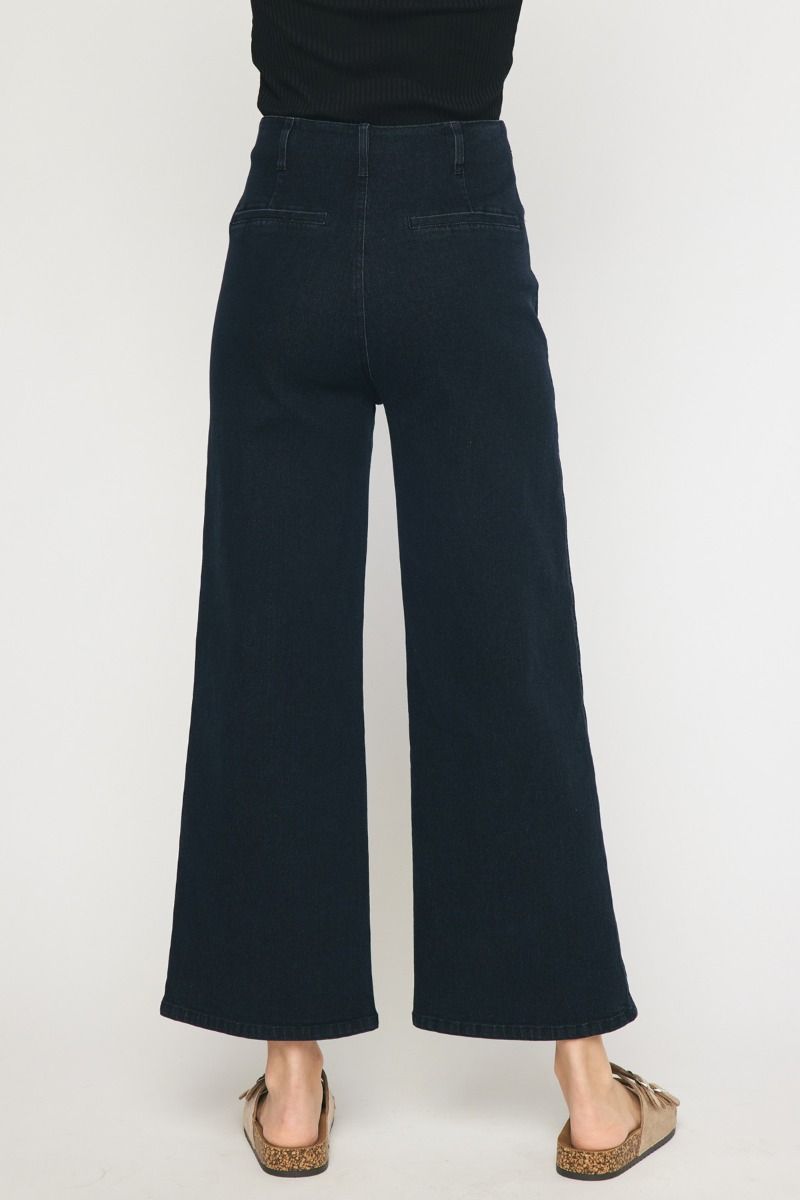 Button Fly Jeans, Ash Black