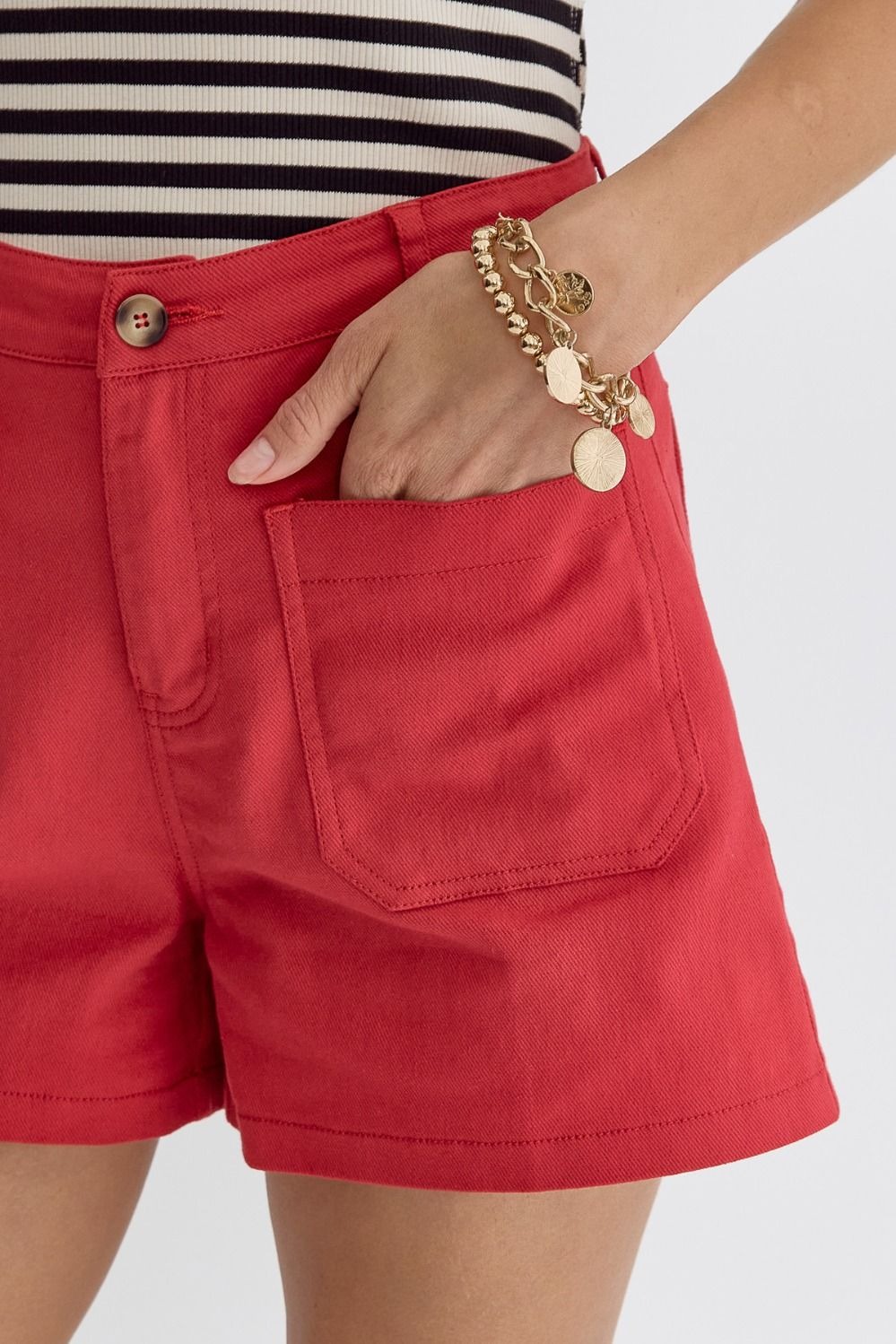 Twill Pocket Shorts, Red - entro_fashion_bottom_p23787_040224_0010.jpg