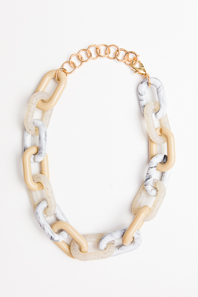 Angelina Acrylic Necklace, Ivor